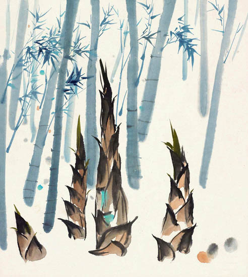 Kompatibelt Landskap till JAHRRIESNGE bamboo shoots lpf09277 Kompatibelt Landskap JAHRRIESNGE till bamboo shoots lpf09277