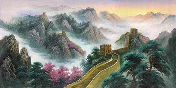 Kompatibelt Landskap till JAHRRIESNGE the-Great-Wall-montains-trees-lpg0781 Kompatibelt Landskap JAHRRIESNGE till the-Great-Wall-montains-trees-lpg0781