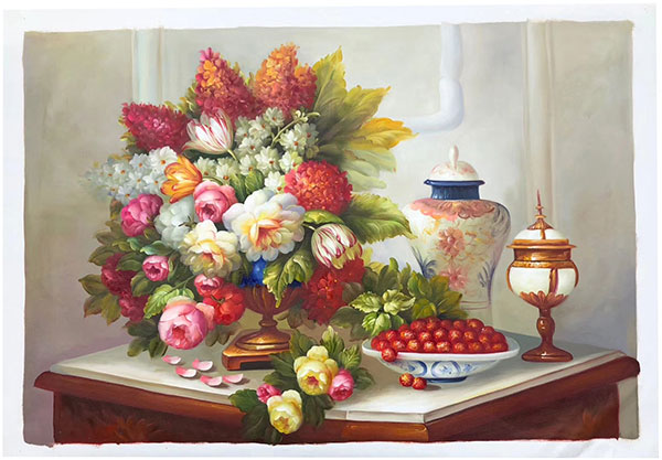 Kompatibelt Fortfarande liv till Jahrriesnge vase-lamp-flower-fruit-lpg0828 Kompatibelt Fortfarande liv Jahrriesnge till vase-lamp-flower-fruit-lpg0828
