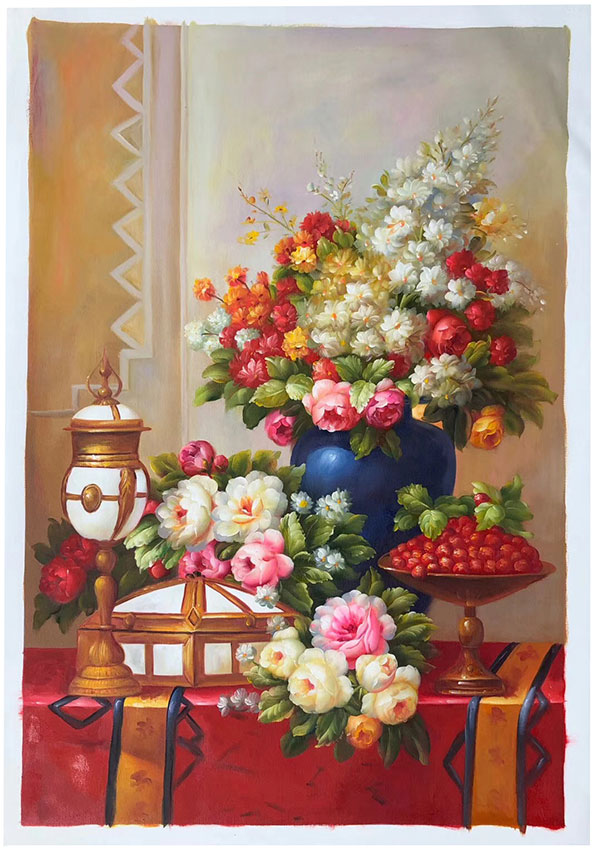 Kompatibelt Fortfarande liv till Jahrriesnge vase-lamp-flower-lpg0832 Kompatibelt Fortfarande liv Jahrriesnge till vase-lamp-flower-lpg0832