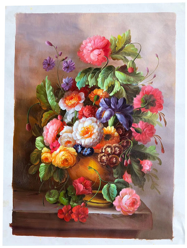 Kompatibelt Fortfarande liv Jahrriesnge  till vase-lamp-flower-fruit-lpg0834 