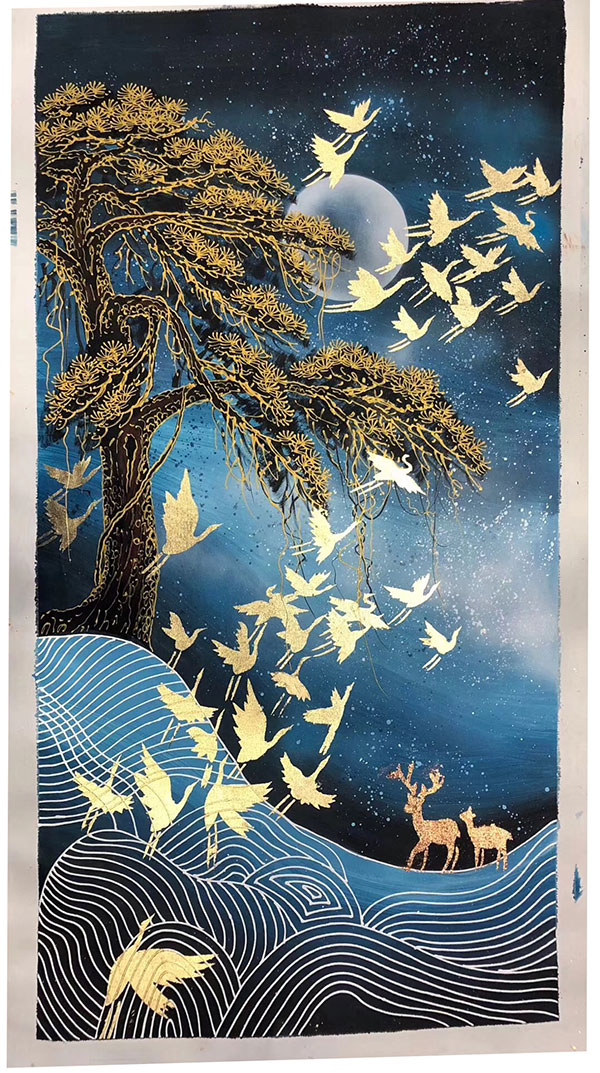 Kompatibelt Landskap till JAHRRIESNGE birds-moon-and-tree-lpg1467 Kompatibelt Landskap JAHRRIESNGE till birds-moon-and-tree-lpg1467