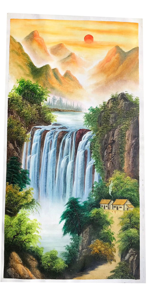 Kompatibelt Landskap till JAHRRIESNGE waterfall-lpg1763 Kompatibelt Landskap JAHRRIESNGE till waterfall-lpg1763