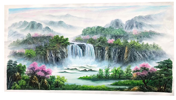 Kompatibelt Landskap till JAHRRIESNGE waterfall-lpg1764 Kompatibelt Landskap JAHRRIESNGE till waterfall-lpg1764