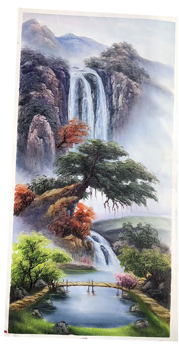 Kompatibelt Landskap till JAHRRIESNGE waterfall-lpg1765 Kompatibelt Landskap JAHRRIESNGE till waterfall-lpg1765