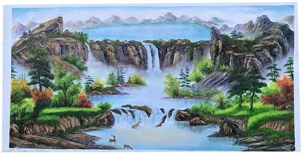 Kompatibelt Landskap till JAHRRIESNGE waterfall-lpg1841 Kompatibelt Landskap JAHRRIESNGE till waterfall-lpg1841