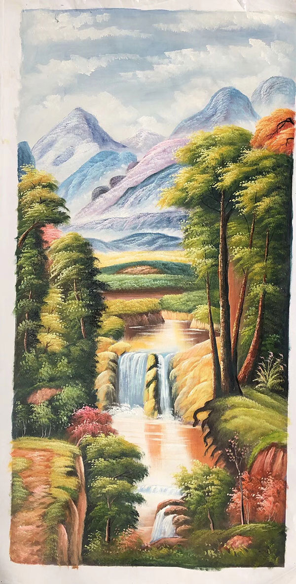 Kompatibelt Landskap till JAHRRIESNGE waterfall-lpg1853 Kompatibelt Landskap JAHRRIESNGE till waterfall-lpg1853