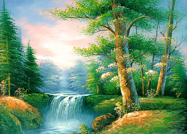 Kompatibelt Landskap till JAHRRIESNGE waterfall lpg2392 Kompatibelt Landskap JAHRRIESNGE till waterfall lpg2392