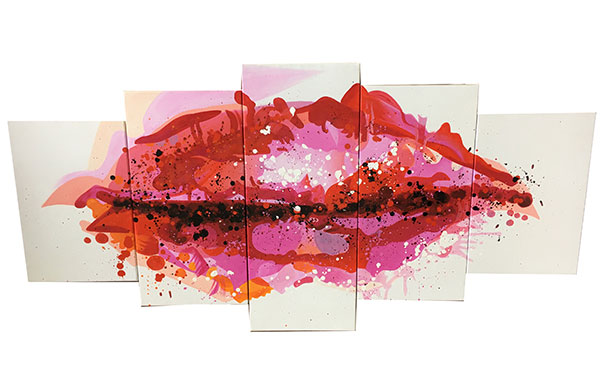 Kompatibelt Abstrakt till Jahrriesnge red lips lpg2714 Kompatibelt Abstrakt Jahrriesnge till red lips lpg2714